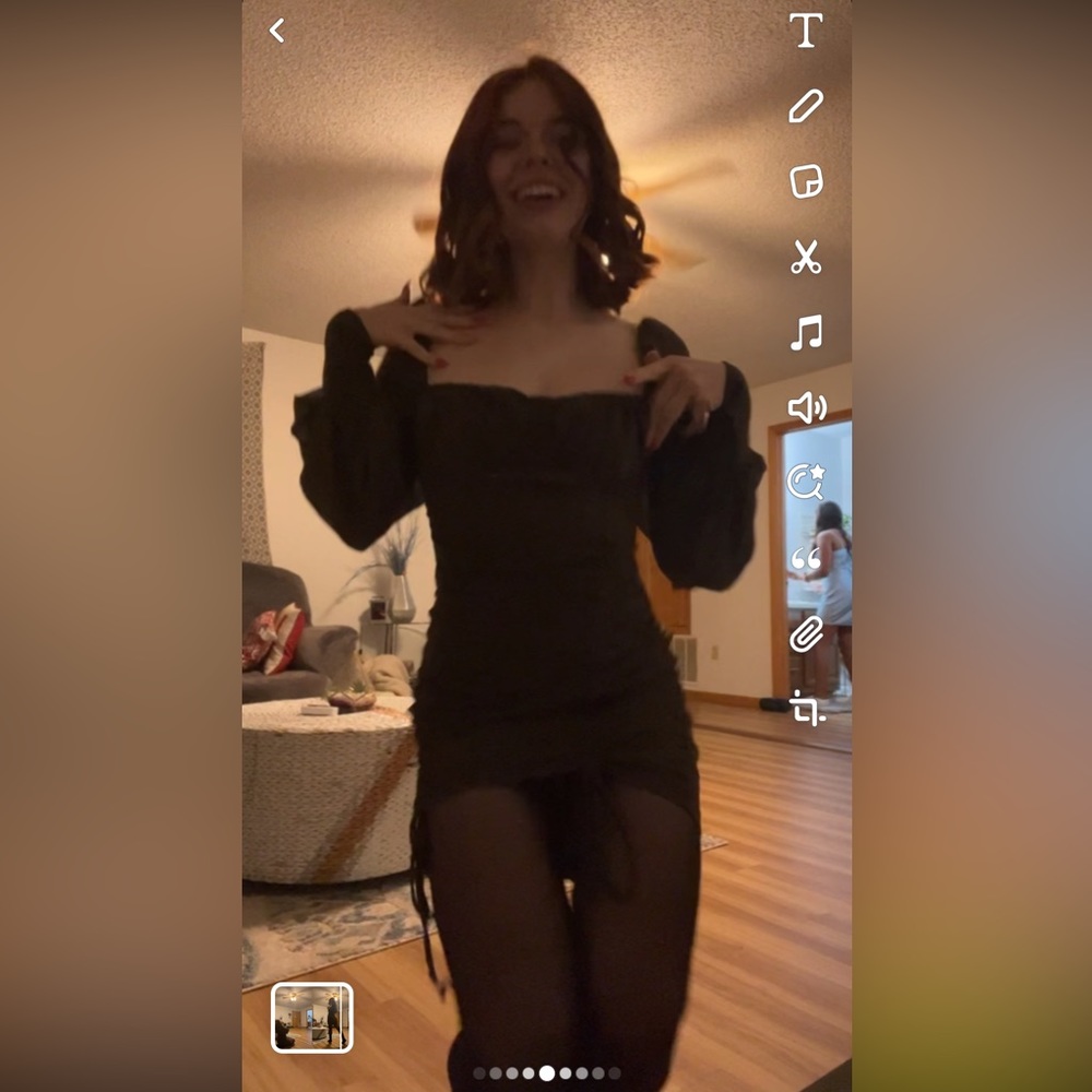 Brown dress